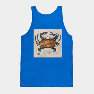 Blue Crab Tank Top